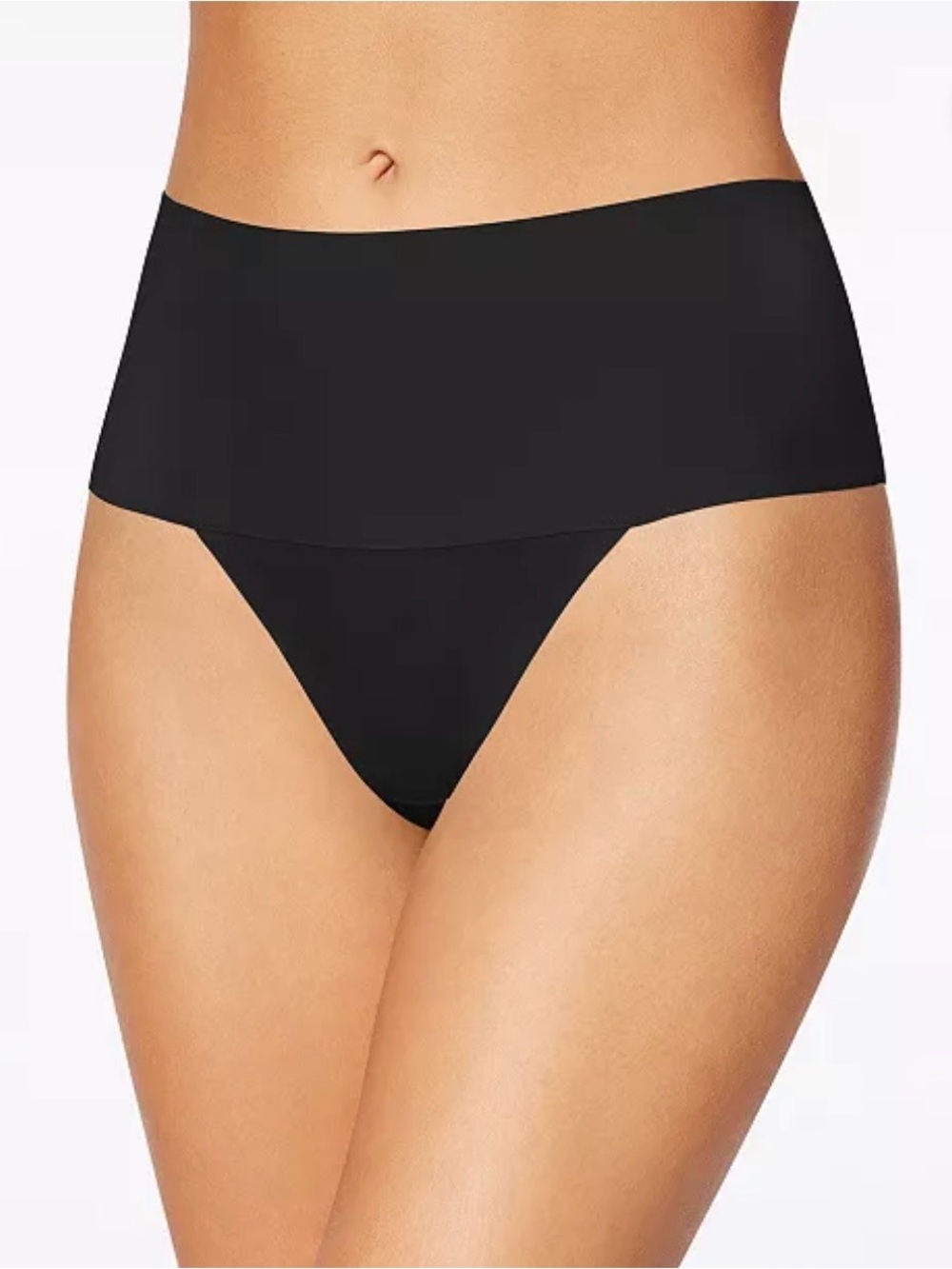 SPANX Supersmooth Undie-tectable Thong, Very Black